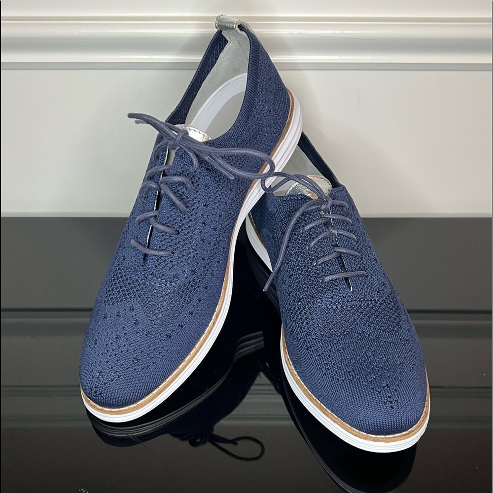 Cole Haan Original Grand Blue Oxfords NWOT
